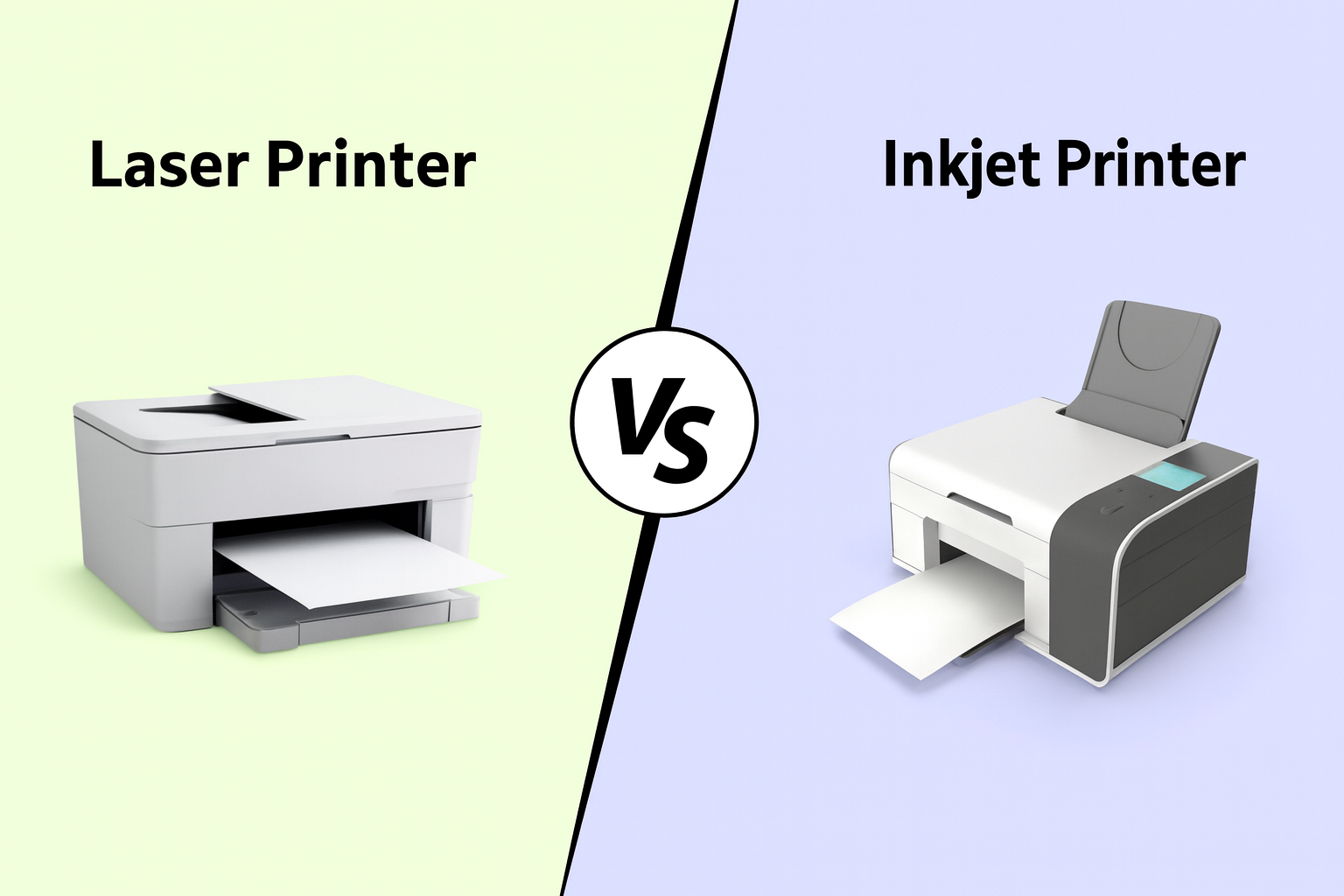 Laser Printer vs Inkjet: What Kind of Printer Do You Really Need?