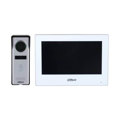 Dahua DHI-KTH01 Video Intercom Kit with 7" Touchscreen, Wi-Fi, Door Unlock & Two-Way Audio