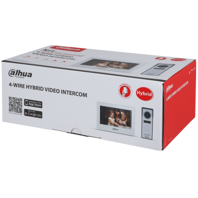 Dahua DHI-KTH01 Video Intercom Kit with 7" Touchscreen, Wi-Fi, Door Unlock & Two-Way Audio