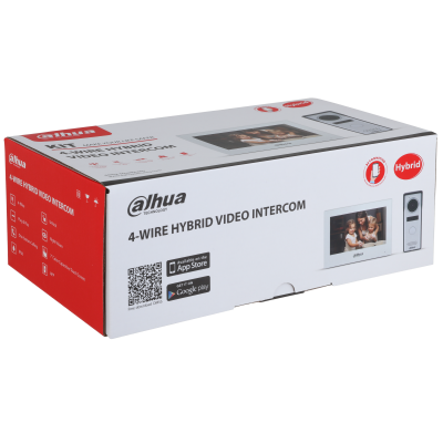 Dahua DHI-KTH01 Video Intercom Kit with 7" Touchscreen, Wi-Fi, Door Unlock & Two-Way Audio