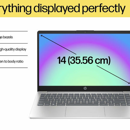 HP 14-ep1181TU Laptop | Intel Core Ultra 7, 24GB RAM, 1TB SSD, 14” FHD, Windows 11, Natural Silver