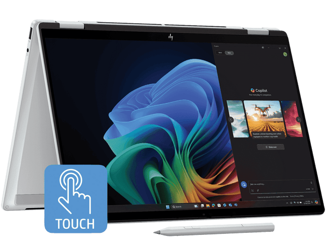 HP OmniBook X Flip 14-fm0099TU Laptop | Intel Core Ultra 5 | 16GB LPDDR5x | 1TB SSD | 14-inch 3K OLED Touch