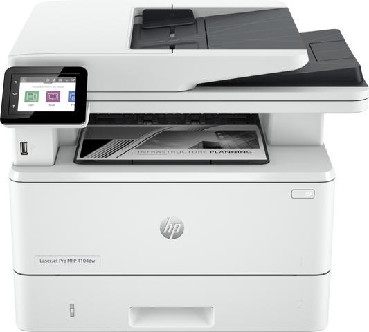 HP LaserJet Pro MFP 4104dw Printer