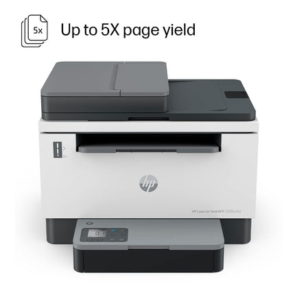 HP LaserJet Tank MFP 2606sdw – Wireless All-in-One Printer, Auto-Duplex, 40-Sheet ADF, 22 ppm, USB/Ethernet/Wi-Fi (381U2A)