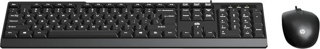 HP KM120 Wired Keyboard and Mouse Combo | USB | Ergonomic Design | AB3D0AA