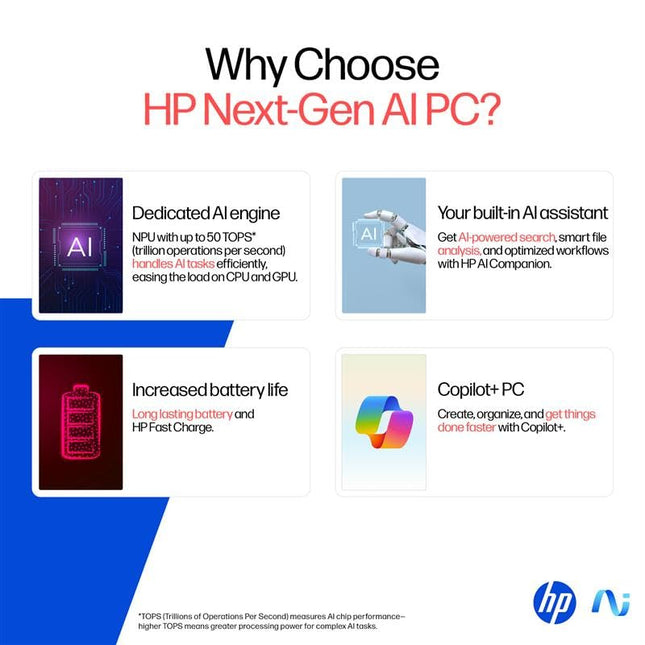 HP OmniBook 3 fn0007AU Laptop | Ryzen AI 5 340 | 16GB DDR5 | 512GB SSD | 15.6-inch FHD Display