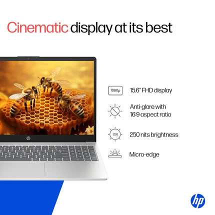 HP 15 Core i5-1334U Laptop, 16GB/512GB, FHD, Backlit KB, FP (hr0008TU)