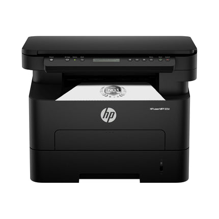 HP 323d Auto Duplex Laser Printer – Print/Scan/Copy, 30 PPM, LCD Display, USB 2.0 (A58WGA)