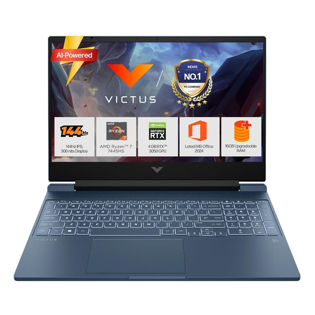HP Victus fb3120AX Gaming Laptop | Ryzen 7 | 16GB RAM | 512GB SSD | RTX 3050 6GB | 15.6-inch 144Hz