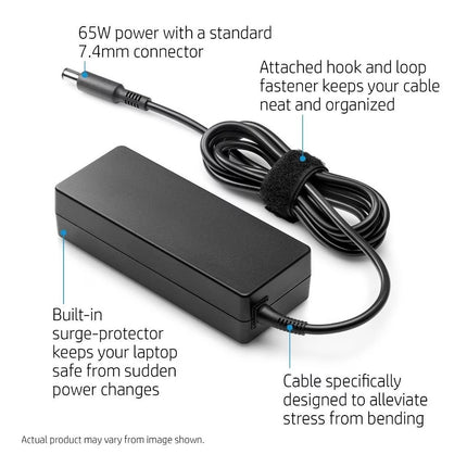 HP 65W 7.4mm Non-EM AC Adapter