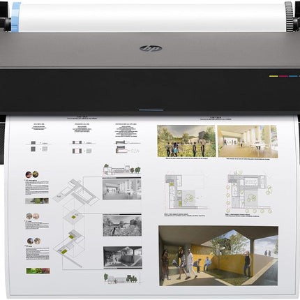 HP DesignJet T230 24-inch Large Format Printer | 5HB07D | (A4–A1, 2400x1200 dpi, Wi-Fi, Ethernet, USB, Compact Plotter)