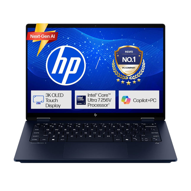 HP OmniBook X Flip fm0100TU Ultra 7 256V | 16GB | 3K OLED 2-in-1 AI Laptop