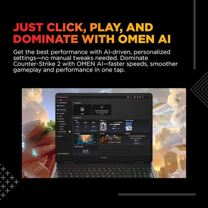 HP Omen ap0182AX Gaming Laptop | Ryzen 9 8940HX | RTX 5070 8GB | 24GB RAM | 1TB SSD | 16-inch 240Hz 2K Display