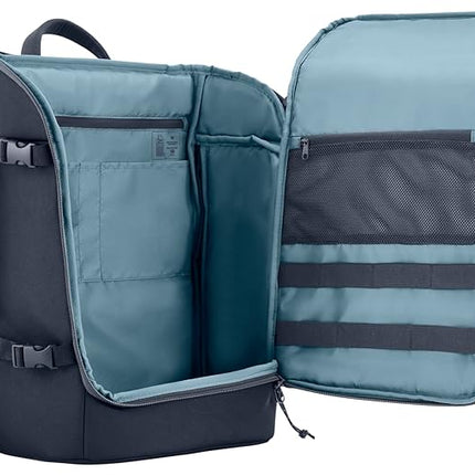 HP Travel 25L 15.6-inch Laptop Backpack – Expandable, RFID Pocket, Lockable Zippers (6B8U4AA)