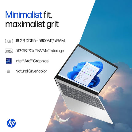 HP 15 fd1254TU Laptop | Core Ultra 5 125H | 16GB DDR5 | 512GB SSD | 15.6-inch FHD IPS Display