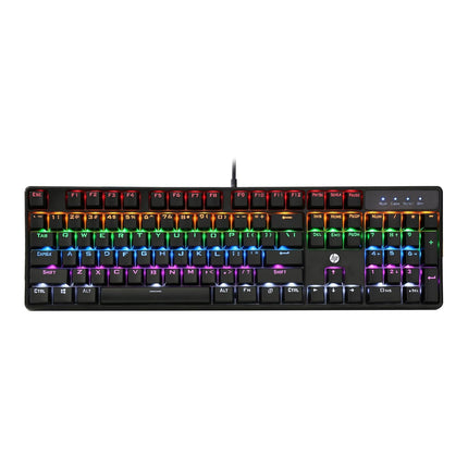 HP GK320 RGB Mechanical Gaming Keyboard, Wired, Full-Size, 4 Indicators - Innova Retail
