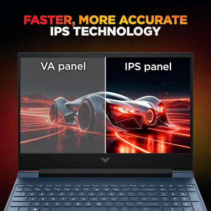 HP Victus Gaming Laptop fa2190TX, Intel Core i5-13420H, RTX 3050 4GB, 16GB RAM, 512GB SSD, 15.6" FHD 144Hz, Windows 11, Office 2024