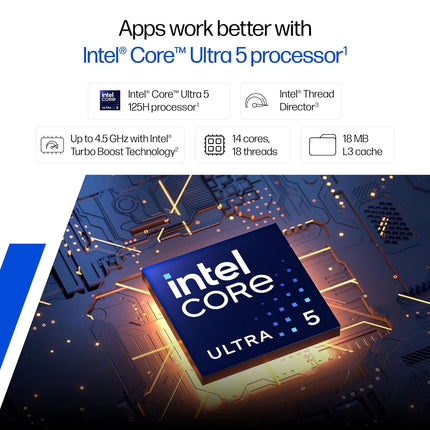 HP 15 FD1458TU Touch Laptop | Core Ultra 5 125H | 24GB DDR5 | 1TB SSD | 15.6-inch FHD Display