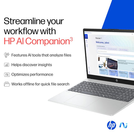 HP OmniBook 5 OLED he0014QU AI Laptop | Snapdragon X | 16GB RAM | 512GB SSD | 14-inch 2K OLED | Ultra Light