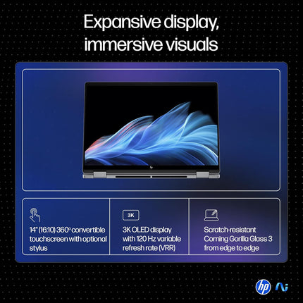 HP OmniBook X Flip OLED Ultra 5, 16GB/512GB, 3K Touch 14" (fm0058TU)
