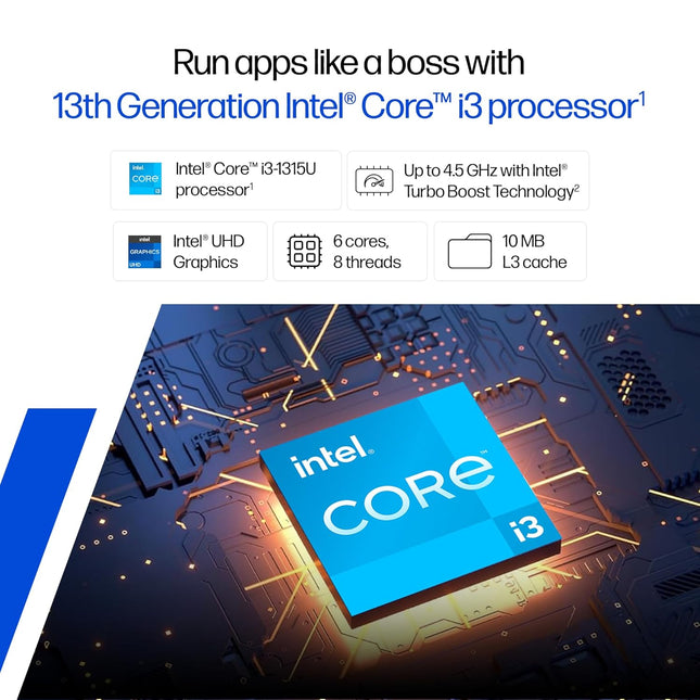 HP 24-cr0903in All-in-One Desktop | 13th Gen i3-1315U | 8GB RAM | 512GB SSD | 23.8-inch FHD Display