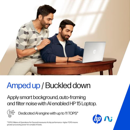 HP 15 fd1254TU Laptop | Core Ultra 5 125H | 16GB DDR5 | 512GB SSD | 15.6-inch FHD IPS Display