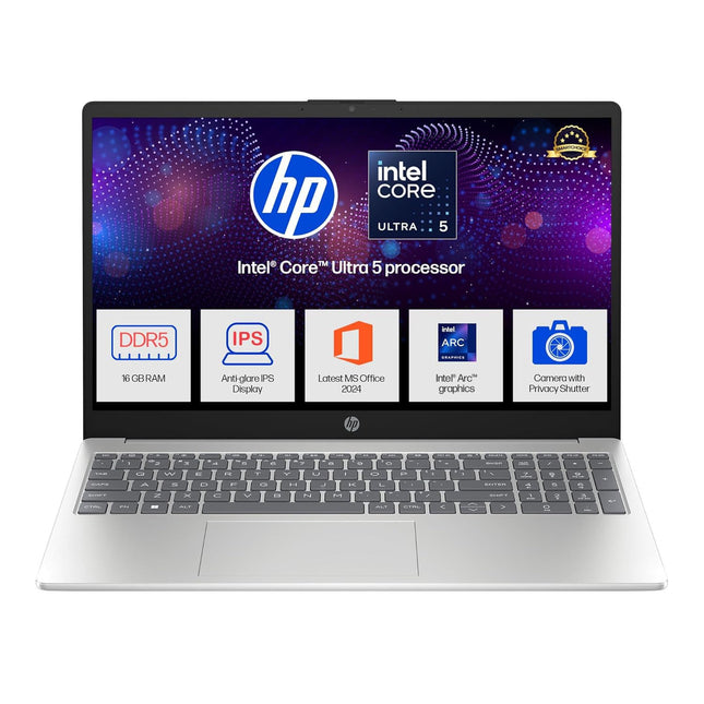 HP 15 fd1254TU Laptop | Core Ultra 5 125H | 16GB DDR5 | 512GB SSD | 15.6-inch FHD IPS Display