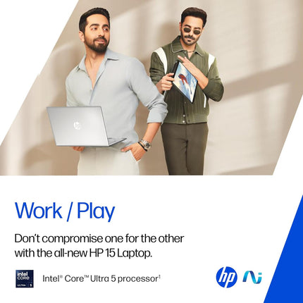 HP 15 fd1254TU Laptop | Core Ultra 5 125H | 16GB DDR5 | 512GB SSD | 15.6-inch FHD IPS Display