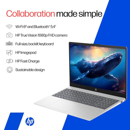 HP 15 Core i5-1334U Laptop, 16GB/512GB, FHD, Backlit KB, FP (hr0008TU)