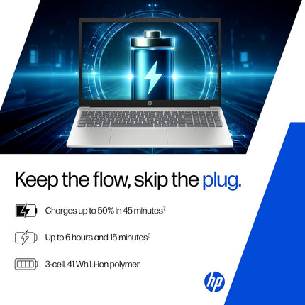 HP 15 fd1254TU Laptop | Core Ultra 5 125H | 16GB DDR5 | 512GB SSD | 15.6-inch FHD IPS Display