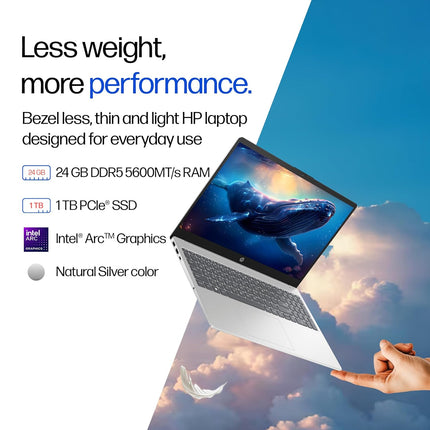 HP 15 FD1458TU Touch Laptop | Core Ultra 5 125H | 24GB DDR5 | 1TB SSD | 15.6-inch FHD Display