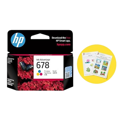 Ink Cartridge  680 Tri - color - HP-F6V26AA