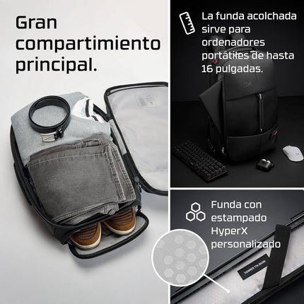 IN-Viraat HyperX Knight Gaming Backpack for Laptops – 8C525AA - Innova Retail