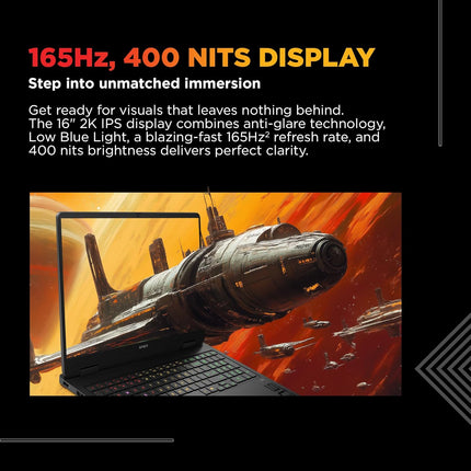 HP Omen Gaming Laptop 16-am0279TX with 14th Gen Intel Core i9, RTX 5060, 24GB DDR5, 1TB SSD, 16" 165Hz 2K Display, RGB Keyboard, Windows 11