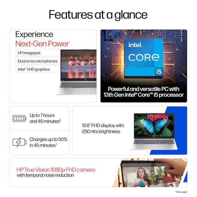 HP 15 fd0549TU Core i5 1334U | 8GB RAM | 1TB SSD | 15.6” FHD Laptop
