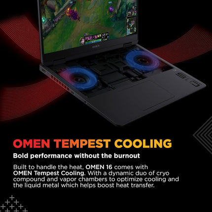HP Omen ap0181AX Gaming Laptop | Ryzen 9 8940HX | RTX 5060 8GB | 24GB RAM | 1TB SSD | 16-inch 165Hz 2K Display