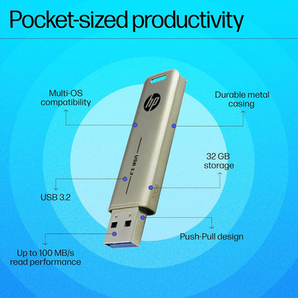 HP 796w 32GB USB 3.2 Flash Drive