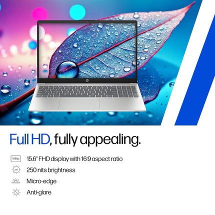 HP 15 FD0885TU Laptop | Intel Core 3 100U | 16GB DDR5 | 512GB SSD | 15.6-inch FHD Display