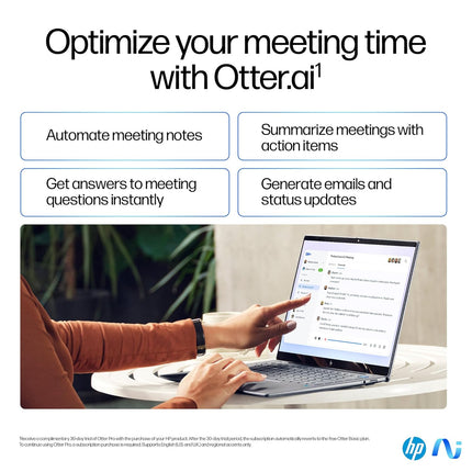 HP OmniBook X Snapdragon X Elite, 16GB/1TB, 2.2K Touch 14" Laptop (fe0121QU)