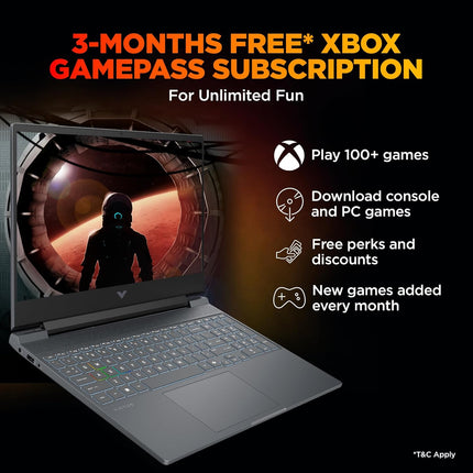 HP Victus 39.6 cm (15.6) Gaming Laptop 15-fa2303TX, Silver