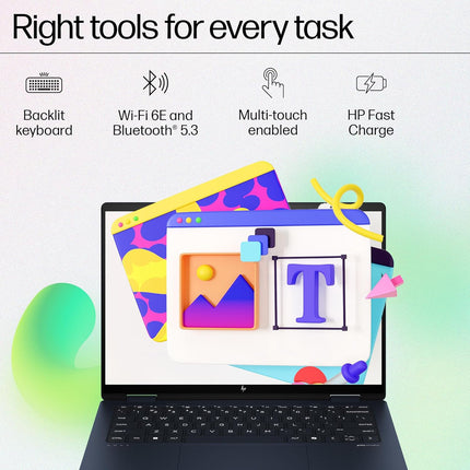 HP Envy x360, Ultra 7 155U, 32GB RAM, 1TB SSD, 14" 2.8K OLED – FC0100TU - Innova Retail