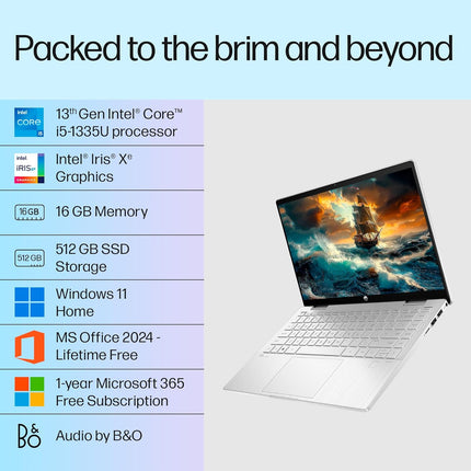 HP Pavilion x360 14-ek1148TU – Intel Core i5-1335U, 16GB, 512GB SSD, Touch