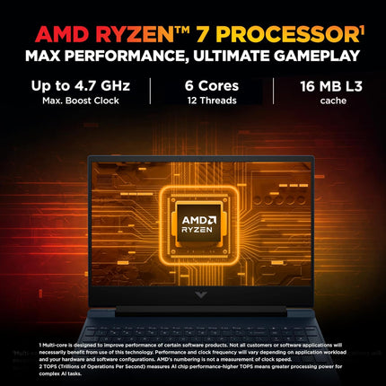 HP Victus Ryzen 7 7445HS RTX 2050 Gaming Laptop 16GB DDR5 144Hz – fb3189ax