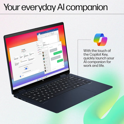 HP Envy x360, Ultra 7 155U, 32GB RAM, 1TB SSD, 14" 2.8K OLED – FC0100TU - Innova Retail