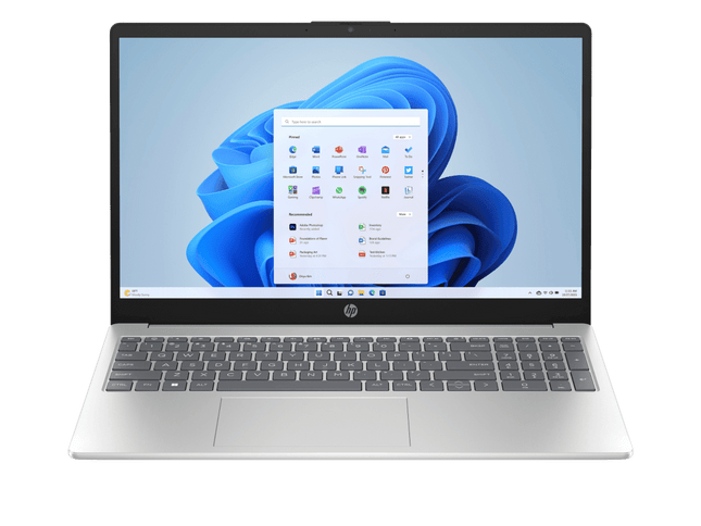 HP Laptop 15-fd0624TU Intel Core i3-1315U, 8GB RAM, 512GB SSD, 15.6" FHD Display, Windows 11, Natural Silver