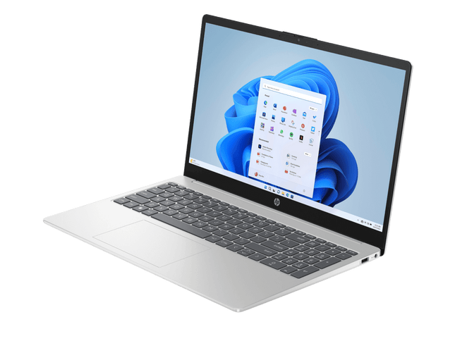 HP Laptop 15-fd0624TU Intel Core i3-1315U, 8GB RAM, 512GB SSD, 15.6" FHD Display, Windows 11, Natural Silver