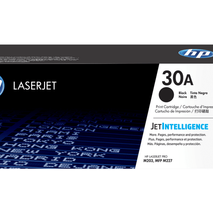 HP 30A Black Original LaserJet Toner Cartridge | CF230A