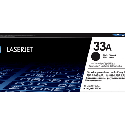 HP 33A Black Original LaserJet Toner Cartridge | CF233A