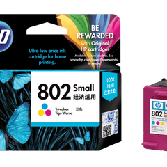 HP 802 Small Tri-color Original Ink Cartridge – CH562ZZ - Innova Retail
