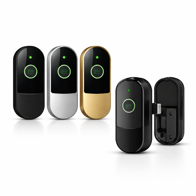 Smart Fingerprint Cabinet Lock with App Access – INVC100-F